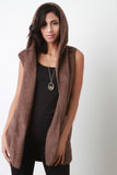 Hooded Fuzz Vest