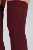 Cozy Knit Thigh High Socks