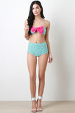 Chevron Bow Bandeau Top