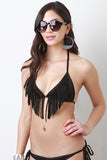 Fringe In Town Bikini Set