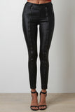 Multi Zipper Shimmer Pants