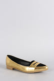 Bamboo Penny Loafer Metallic Flat