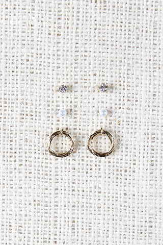 Multi-Hoop Earrings Set