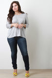 Dropped Shoulder Long Sleeve Top