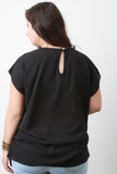 Side Pleat Boxy Top