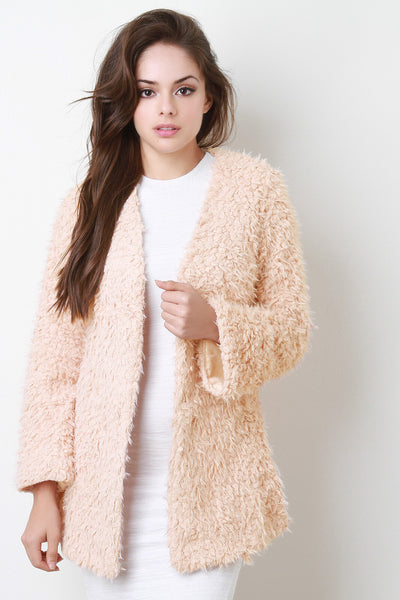 Faux Fur Texture Coat