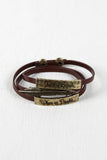 Take A Break Idiom Wrap Bracelet