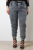 Denim Jogger Pants