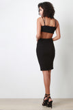 Strappy Bodycon Midi Dress