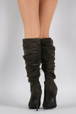 Slouchy Pointy Toe Stiletto Boot