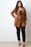 Suede Belted Jacket