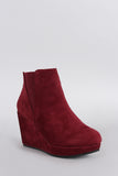 Bamboo Elastic Gores Wedge Booties