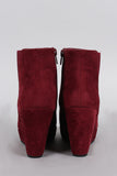 Bamboo Elastic Gores Wedge Booties