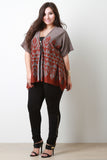 Tribal Tassel Tie Cape