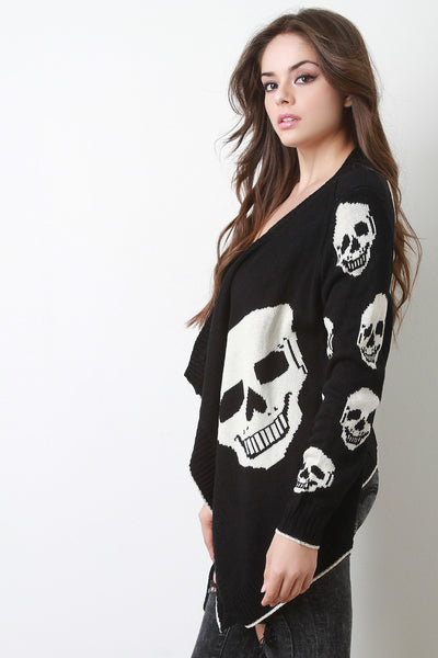 Skull Knit Cardigan