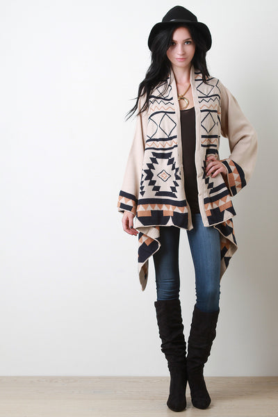 Tribal Handkerchief Cardigan