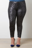 Leopard Foil Leggings