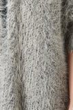 Furry Knit Longline Cardigan