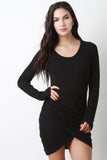 Side Gathered Runched Dress