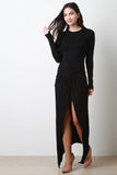 Knotted Twisted Asymmetrical Dress