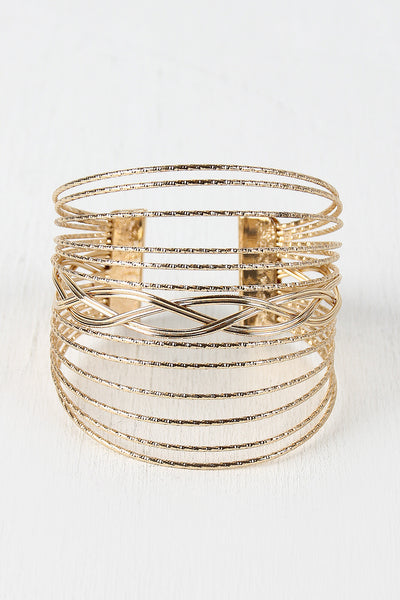 Fused Bangle Cuff Bracelet
