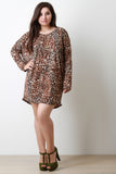 Leopard Print Tunic Dress