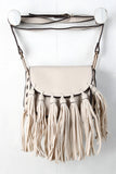 Tassel Fringe Flap Saddle Bag