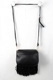 Tassel Fringe Flap Saddle Bag