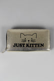 Just Kitten Metallic Wallet